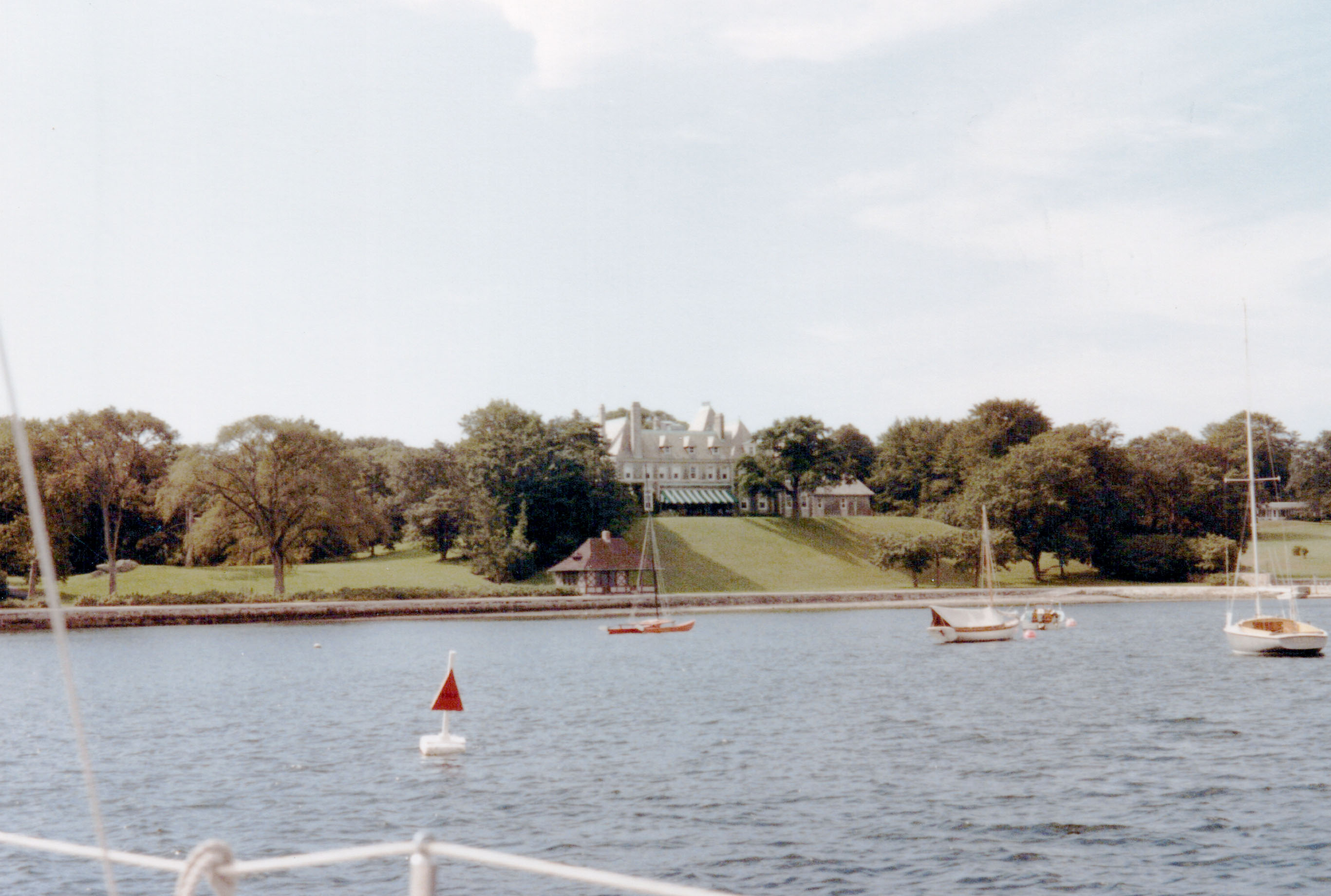 mooring field at Ida Lewis YC